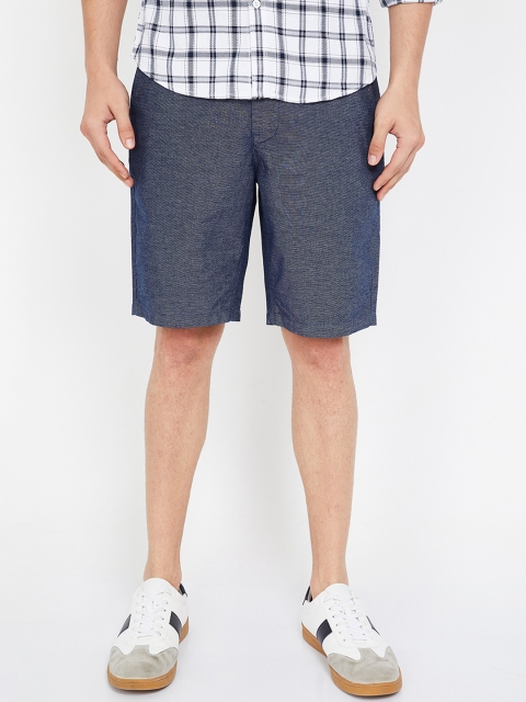 

Fame Forever by Lifestyle Men Blue Solid Regular Fit Regular Shorts