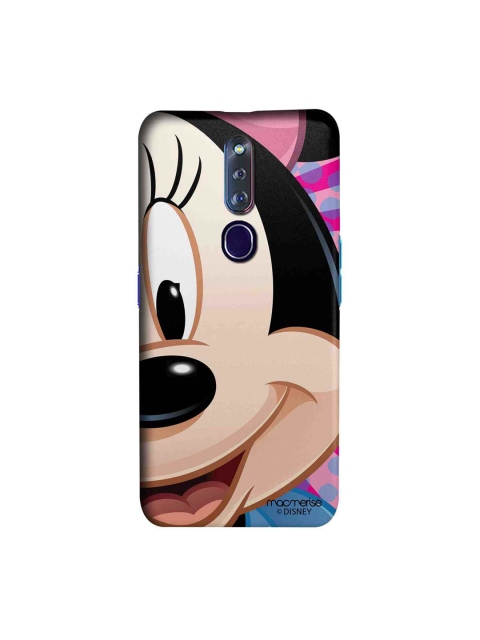 

macmerise Beige & Black Disney Zoom Up Minnie Sublime Oppo F11 Pro Back Case