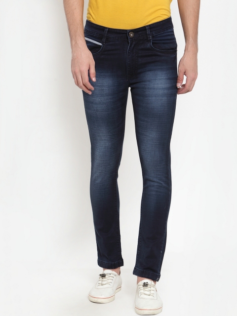 

Rodamo Men Blue Slim Fit Mid-Rise Clean Look Stretchable Jeans