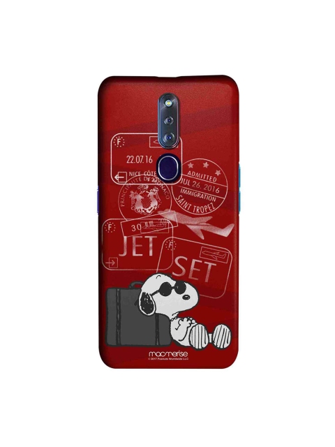 

macmerise Red & Black Jet Set Go Peanuts Sublime Oppo F11 Pro Case