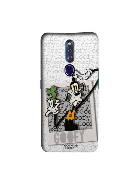 macmerise Grey & Black Disney Hello Mr Goofy Sublime Oppo F11 Pro Phone Case