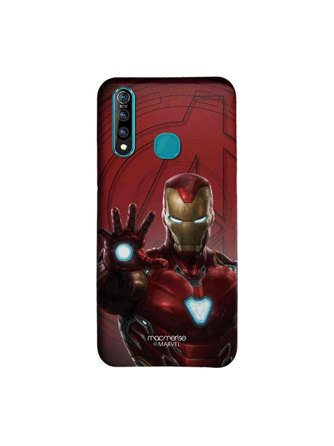 

macmerise Red & Gold-Toned Iron Man Mark L Armor Sublime Vivo Z1 Pro Mobile Case
