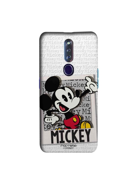 

macmerise Grey & Black Disney Hello Mr Mickey Sublime Oppo F11 Pro Case