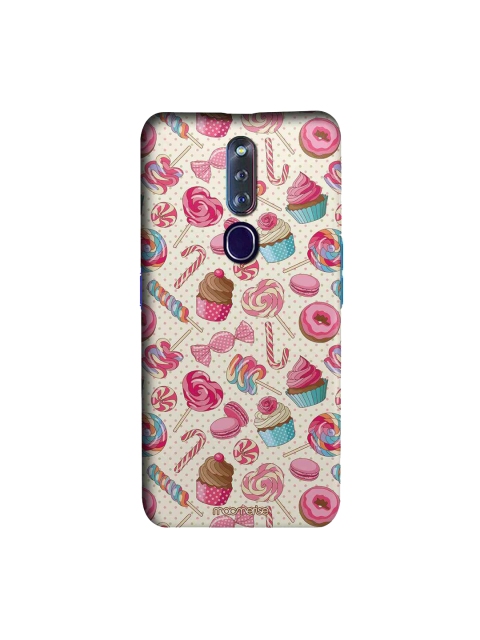 

macmerise White & Pink Sugar Rush Print Oppo F11 Pro Case, Off white
