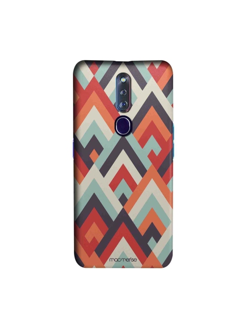 

macmerise Orange & Red Symmetric Cheveron Sublime Oppo F11 Pro Case