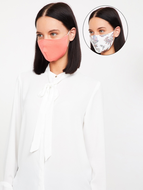 

Ginger by Lifestyle Women 2 Pcs 2-Ply Reusable Outdoor Fabric Mask, Multi