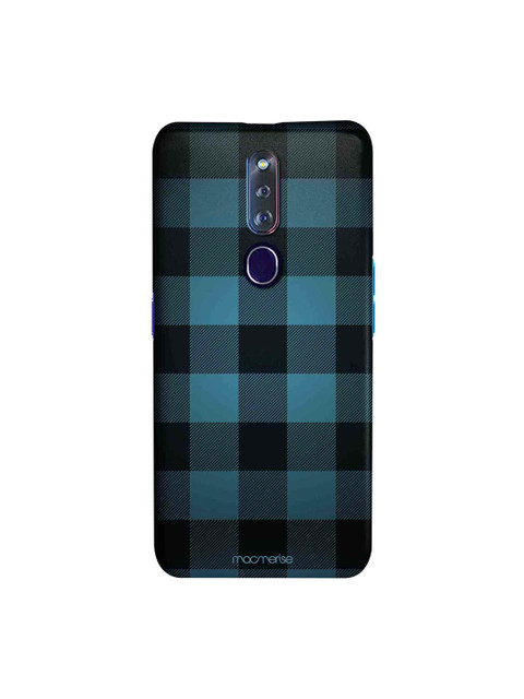 

macmerise Blue & Black Checkmate Print Oppo F11 Pro Case