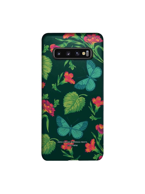 

macmerise Green & Pink Butterfly Effect Pro Samsung Galaxy S10 Back Case