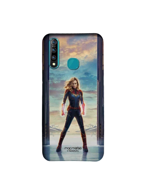 

macmerise Blue & Red Captain Marvel Poster Sublime Vivo Z1 Pro Mobile Case