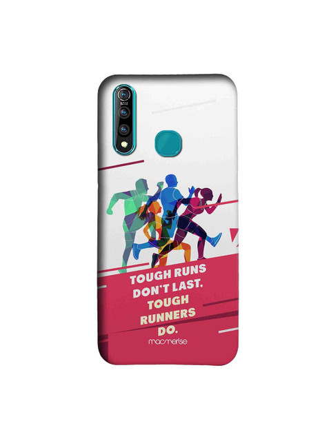 

macmerise White & Pink Tough Runners Printed Vivo Z1 Pro Case