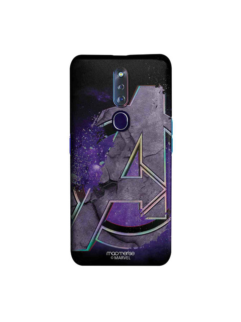 

macmerise Black & Purple Marvel Comics Endgame Logo Sublime Oppo F11 Pro Case