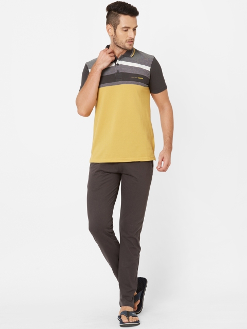 

Sweet Dreams Men Mustard & Brown Night suit