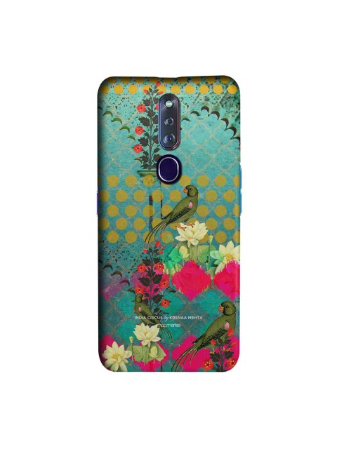 

macmerise Green & Pink India Circus Mitthu Miya Sublime Oppo F11 Pro Back Case