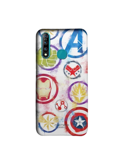 

macmerise White & Red Marvel Comics Avengers Icons Graffiti Sublime Vivo Z1 Pro Back Cover