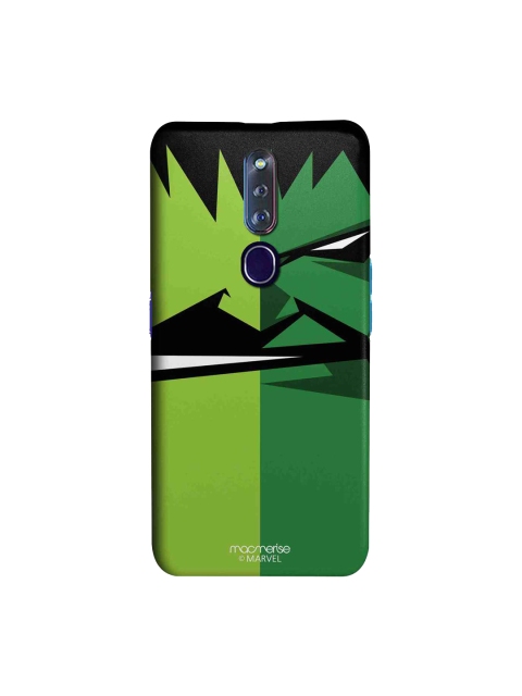 

macmerise Green & Black Marvel Comics Face Focus Hulk Sublime Oppo F11 Pro Case