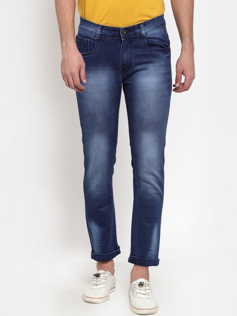 

Rodamo Men Blue Slim Fit Mid-Rise Clean Look Stretchable Jeans