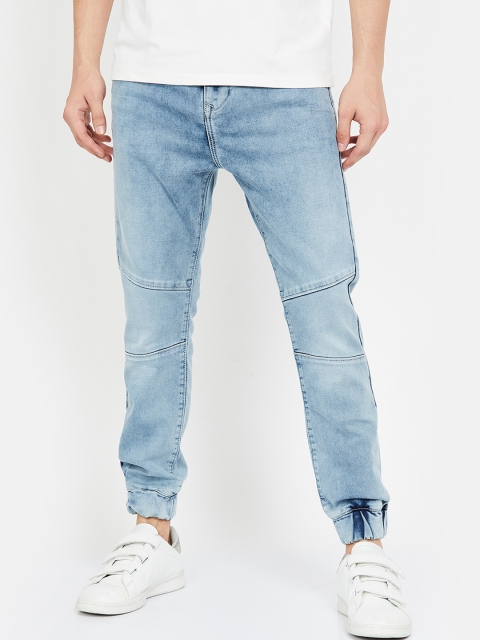 

Forca Men Blue Jogger Mid-Rise Clean Look Jeans
