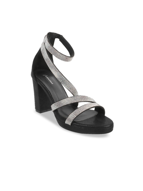 

Metro Women Black Embellished Sandals