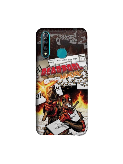 

macmerise White & Red Marvel Comic Deadpool Sublime Vivo Z1 Pro Back Cover