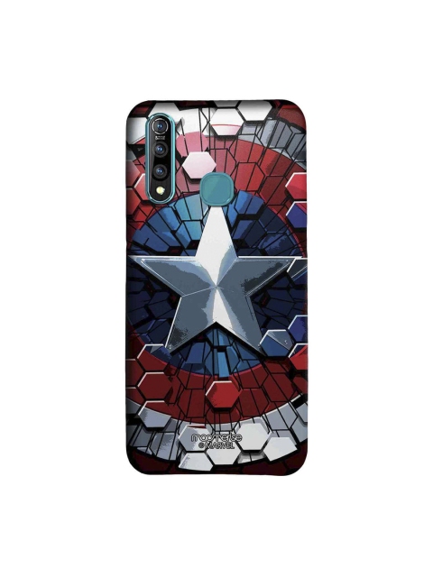 

macmerise Navy Blue & Red Captain America Shield Sublime Vivo Z1 Pro Mobile Case