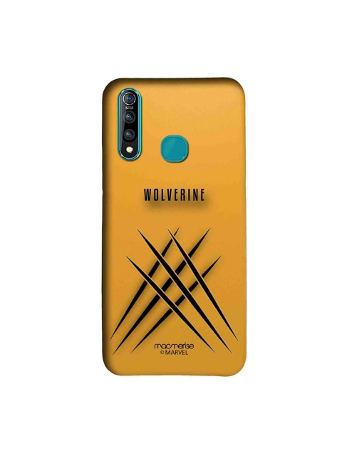 

macmerise Yellow & Black Marvel Comics Minimalistic Wolverine Sublime Vivo Z1 Pro Back Cover
