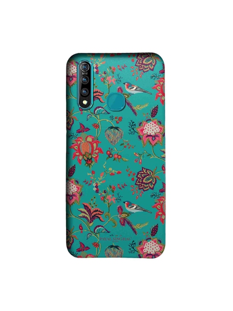 

macmerise Teal Blue & Pink Payal Singhal Chidiya Printed Vivo Z1 Pro Case