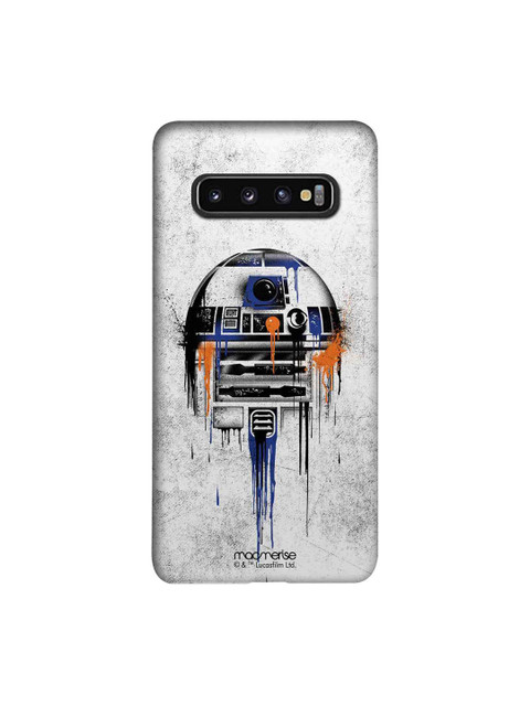 

macmerise Grey & Black Star Wars Astro Droid Samsung Galaxy S10 Back Case