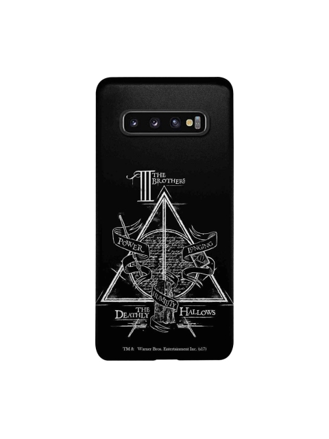 

macmerise Black & White Harry Potter The Deathly Hallows Sublime Samsung Galaxy S10 Case