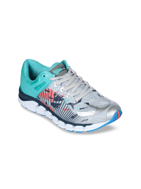 

Liberty Women Grey & Sea Green Colourblocked Running Shoes