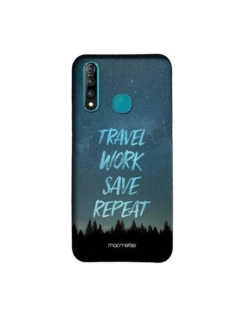 

macmerise Blue & Black Travel Work Save Repeat Sublime Vivo Z1 Pro Mobile Case