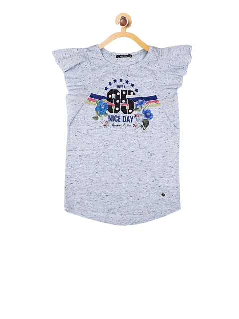 

Monte Carlo Girls Blue Printed Top