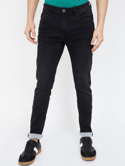 

Forca Men Black Skinny Fit Mid-Rise Clean Look Jeans