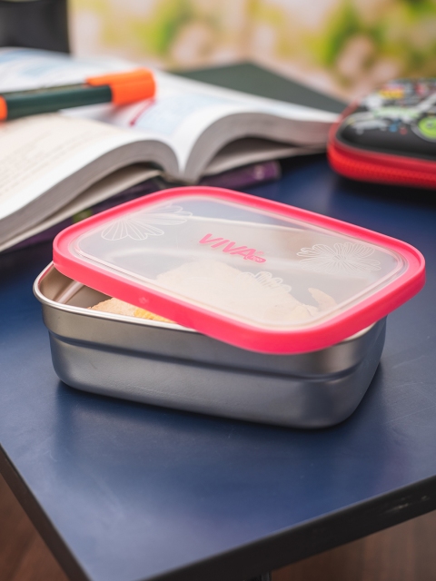

VIVA h2o Set of 2 Steel-Toned & Transparent Stainless Steel Storage Boxes