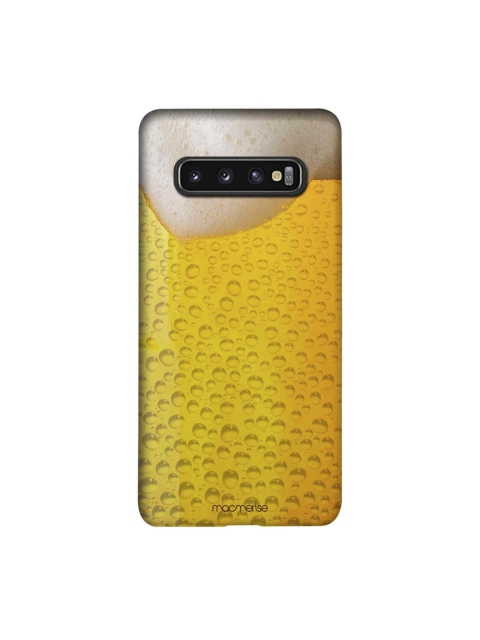 

macmerise Yellow & White Chug It Sublime Samsung Galaxy S10 Mobile Case
