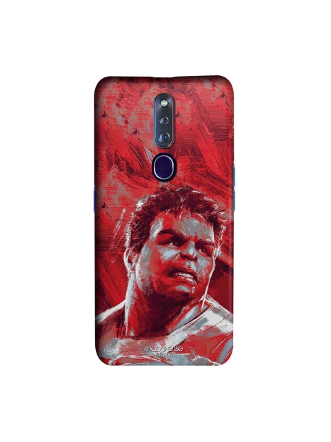 

macmerise Charcoal Grey & Red Marvel Comics Hulk Sublime Oppo F11 Pro Back Case