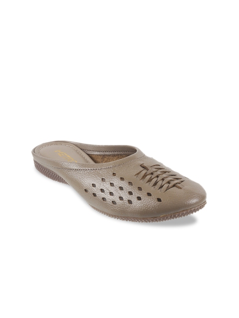 

Metro Women Taupe Solid Mules