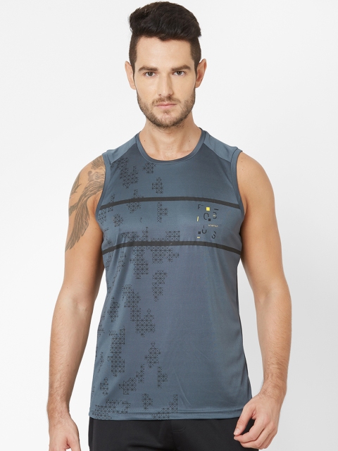 

Sweet Dreams Men Grey Printed Round Neck T-Shirt