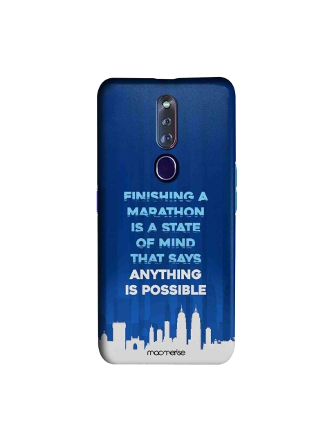 

macmerise Blue & White Anything Is Possible Oppo F11 Pro Case