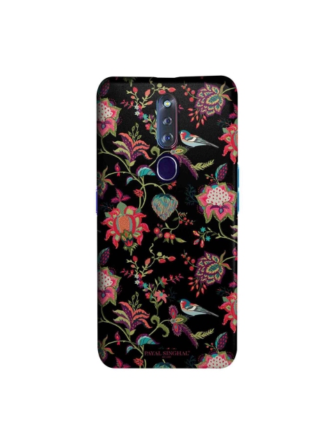 

macmerise Black & Pink Chidiya Sublime Oppo F11 Pro Back Case