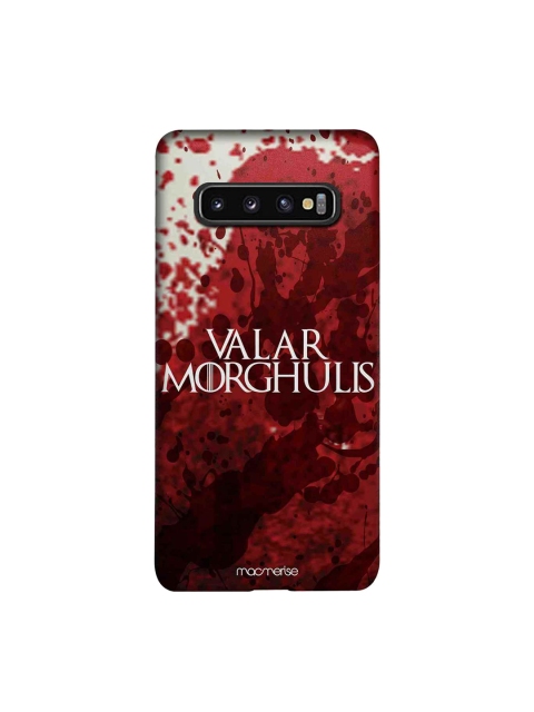 

macmerise Red & White Valar Morghulis Sublime Samsung Galaxy S10 Back Case
