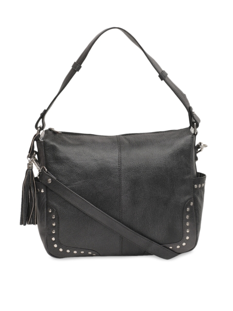 

Musqari Women Black Solid Sling Bag