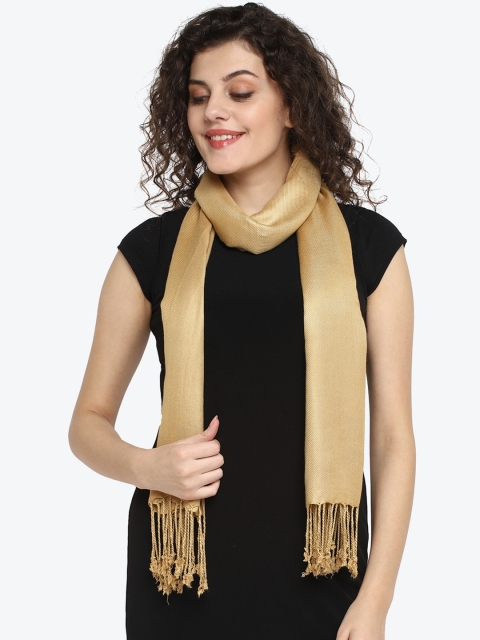 

Aditi Wasan Women Gold Solid Stole