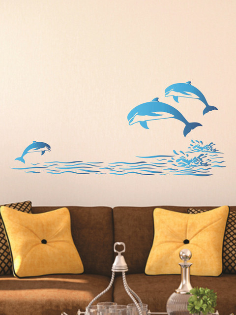 

WALLSTICK Blue Whales Large Vinyl Wall Sticker