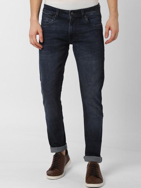 

Peter England Casuals Men Navy Blue Slim Fit Mid-Rise Clean Look Stretchable Jeans