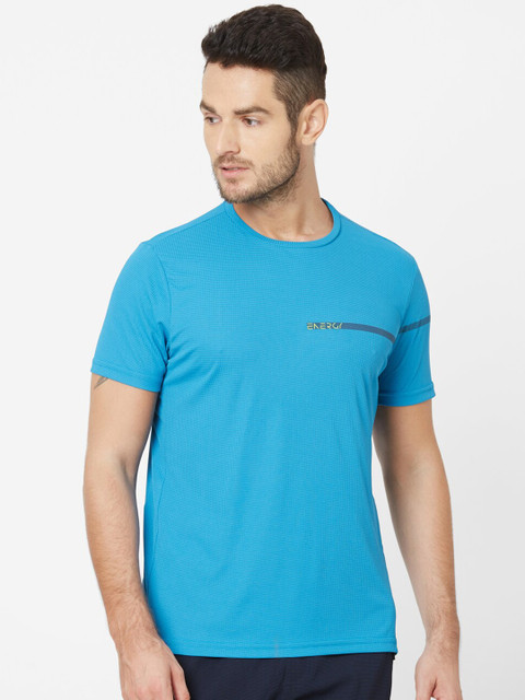 

Sweet Dreams Men Blue Solid Round Neck T-shirt