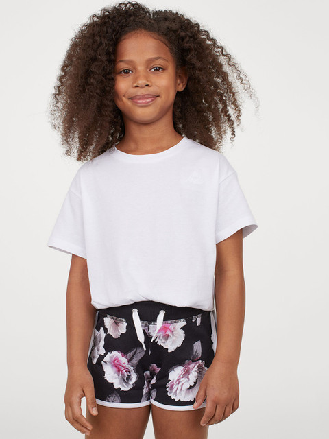 

H&M Girls 2-Pack Sweatshirt Shorts, Multi