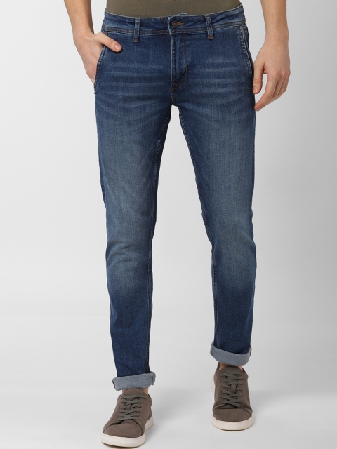 

Peter England Casuals Men Blue Slim Fit Mid-Rise Clean Look Stretchable Jeans