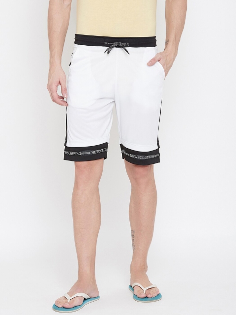 

armure Men White Solid Lounge Shorts