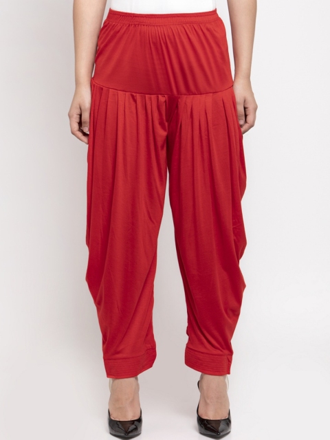 

GRACIT Women Red Slim Fit Solid Salwar