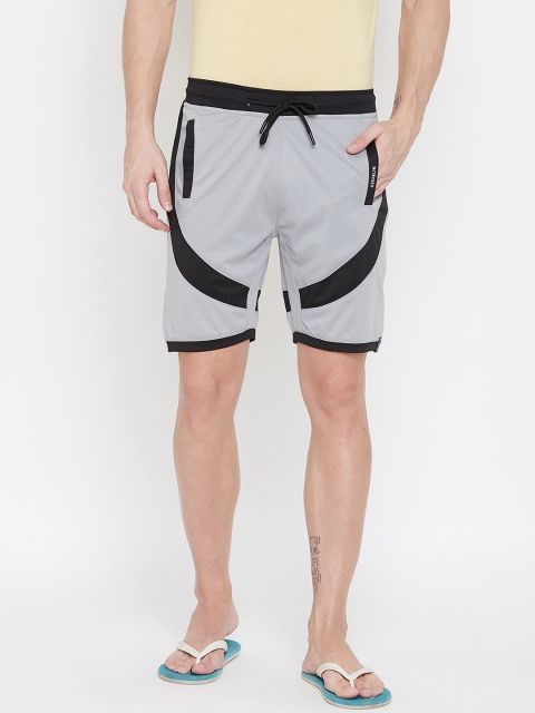 

armure Men Grey Solid Lounge Shorts